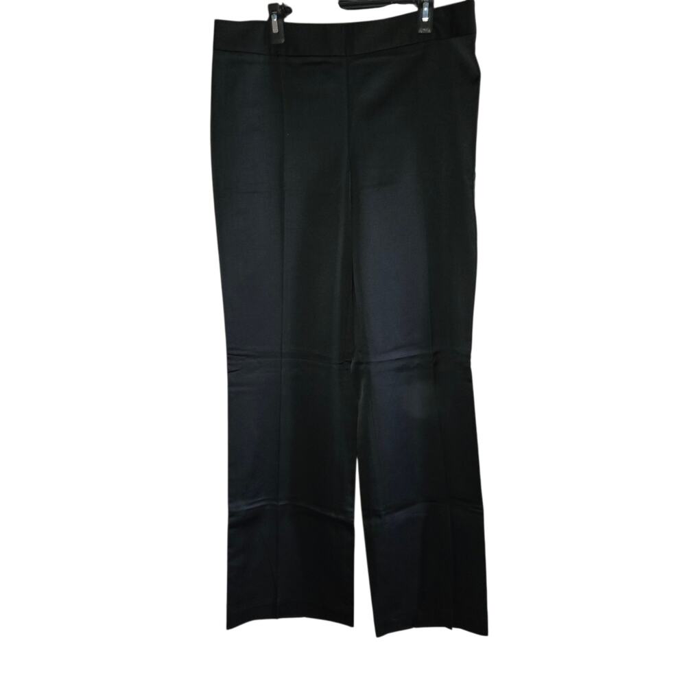 Ann Taylor Wide Leg Black Dress Pant Sz 8